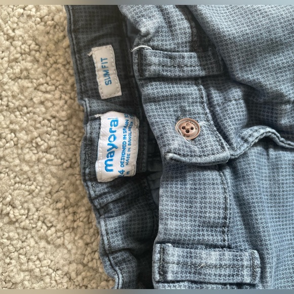 Mayoral 24m blue slim fit pants - Picture 4 of 4